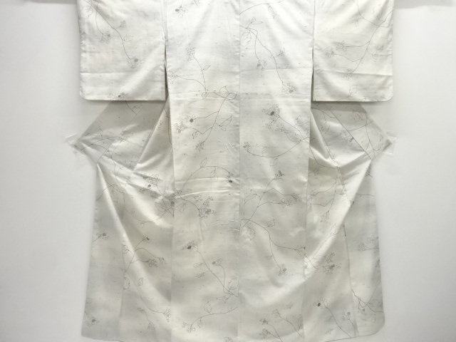 JAPANESE KIMONO / TSUMUGI / PLANTS